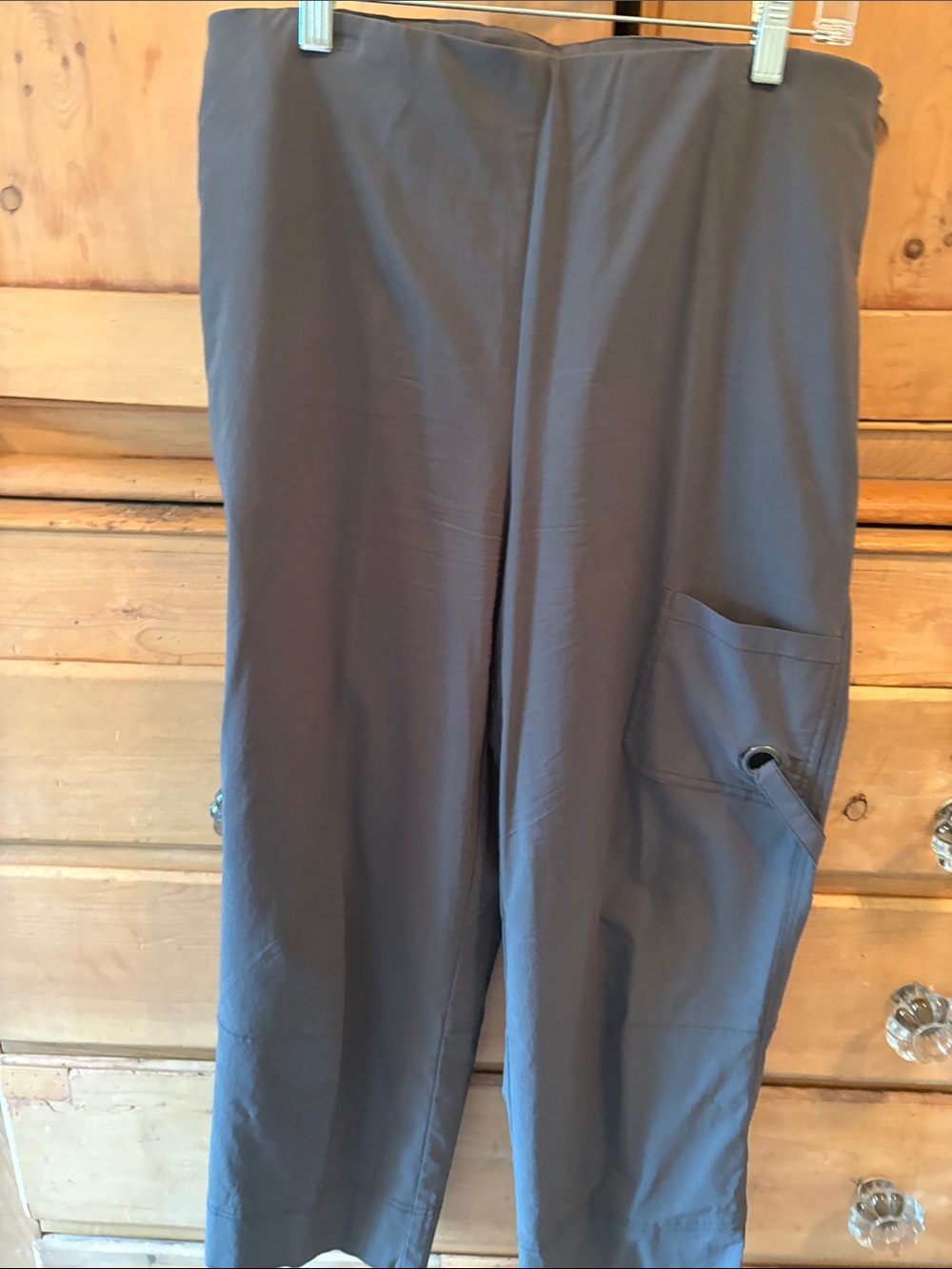 MarlaWynne Woman’s Cargo Pants in Charcoal
